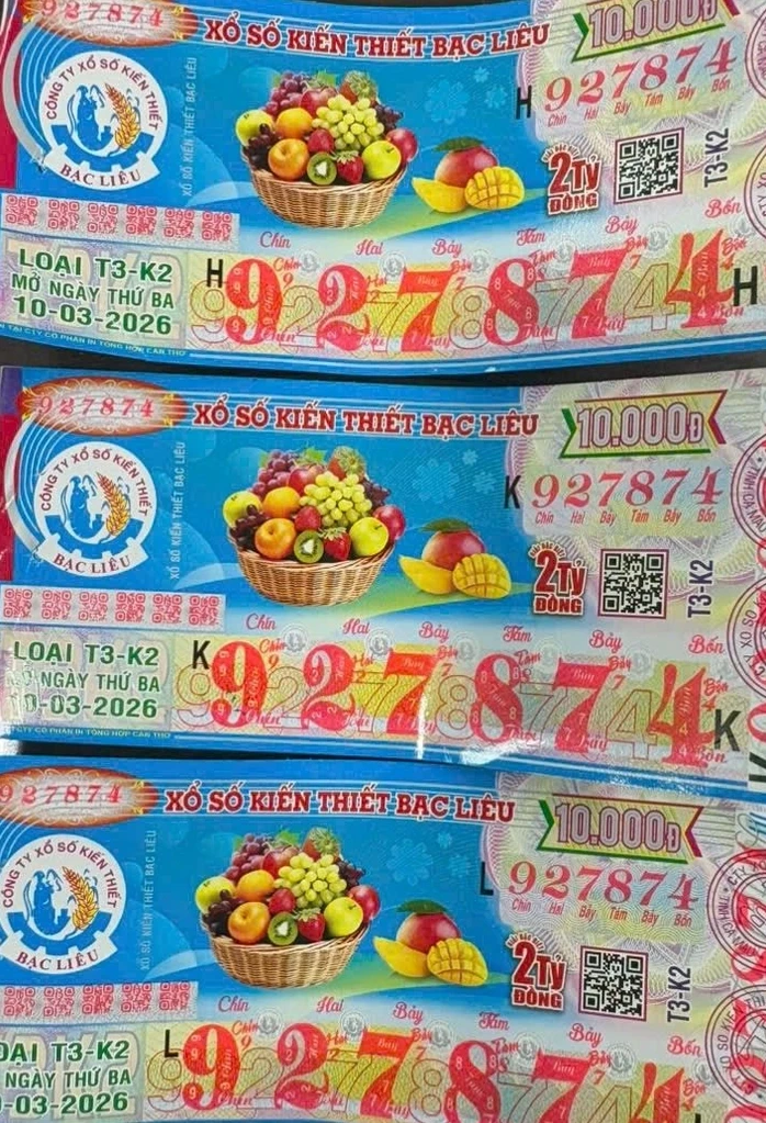 Chiều 11-3, xuất hiện nhiều người trúng giải độc đắc xổ số miền Nam Chiều 11-3, xuất hiện nhiều người trúng giải độc đắc xổ số miền Nam