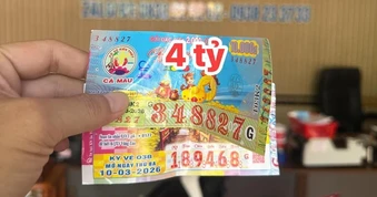 Chiều 11-3, xuất hiện nhiều người trúng giải độc đắc xổ số miền Nam