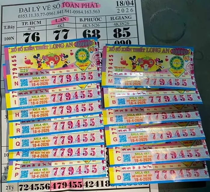 Chiều 19-4, xác định khách mua ở TPHCM, Tây Ninh và Đồng Tháp trúng xổ số miền Nam Chiều 19-4, xác định khách mua ở TPHCM, Tây Ninh và Đồng Tháp trúng xổ số miền Nam