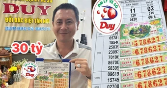 Chiều 3-3, tìm ra 2 khách hàng trúng độc đắc 32 tỉ đồng xổ số miền Nam