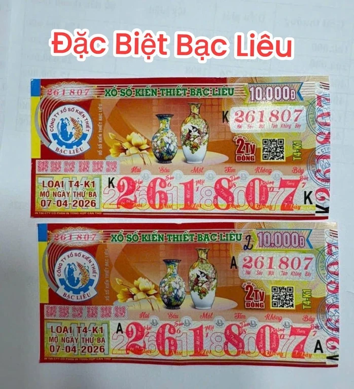 Chiều 8-4, đại lý tìm 4 vé trúng giải độc đắc xổ số miền Nam đang “đi lạc”