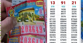 Chiều 9-4, xổ số miền Nam xác định nơi trúng 3 giải độc đắc của 3 đài