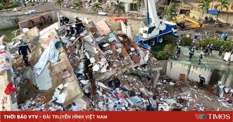 Chó nghiệp vụ của Việt Nam hỗ trợ tìm kiếm nạn nhân trong chung cư đổ sập ở Venezuela
