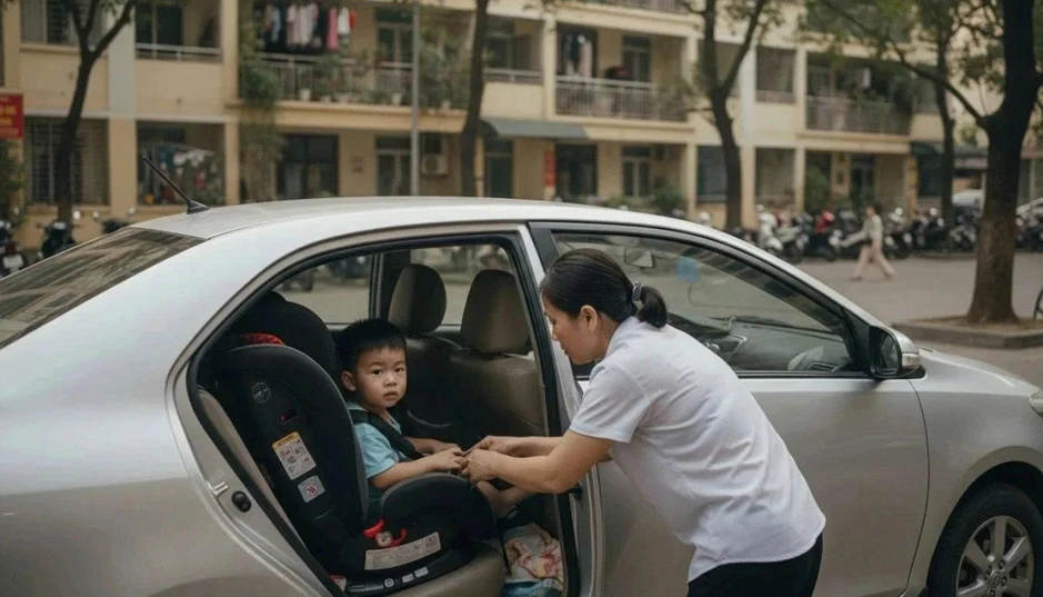 Chở trẻ em trên ô tô không có thiết bị an toàn phù hợp bị phạt như thế nào? Chở trẻ em trên ô tô không có thiết bị an toàn phù hợp bị phạt như thế nào?