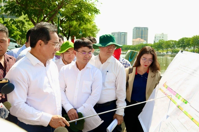 Chủ tịch UBND TPHCM Nguyễn Văn Được: Tháng 6 phải giao mặt bằng sạch dự án cầu đường Nguyễn Khoái Chủ tịch UBND TPHCM Nguyễn Văn Được: Tháng 6 phải giao mặt bằng sạch dự án cầu đường Nguyễn Khoái