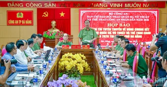 Chung kết Hội thao quân sự, võ thuật và thể thao Công an nhân dân năm 2026 sẽ diễn ra tại Đà Nẵng
