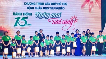Chương trình nghệ thuật gây quỹ hỗ trợ bệnh nhân ung thư nghèo “Ngày mai tươi sáng”
