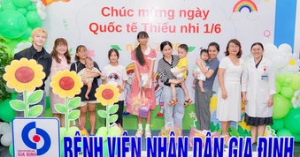 Chương trình ý nghĩa nhân ngày Quốc tế Thiếu nhi tại Bệnh viện Nhân dân Gia Định