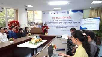 Chuyển đổi và cung cấp sách giáo khoa điện tử dễ tiếp cận cho học sinh khuyết tật chữ in