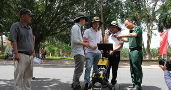 Chuyên gia Đại học Quốc gia TP.HCM dùng công nghệ cao tìm hài cốt liệt sĩ