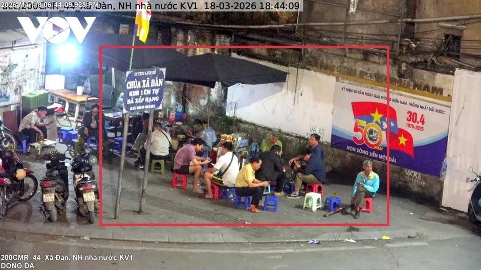Công an Hà Nội phạt nguội gần 400 địa điểm vi phạm trật tự đô thị trong một ngày
