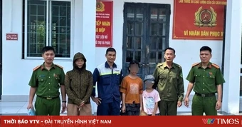 Công an Hải Phòng giúp 2 cháu bé đi lạc trở về với gia đình
