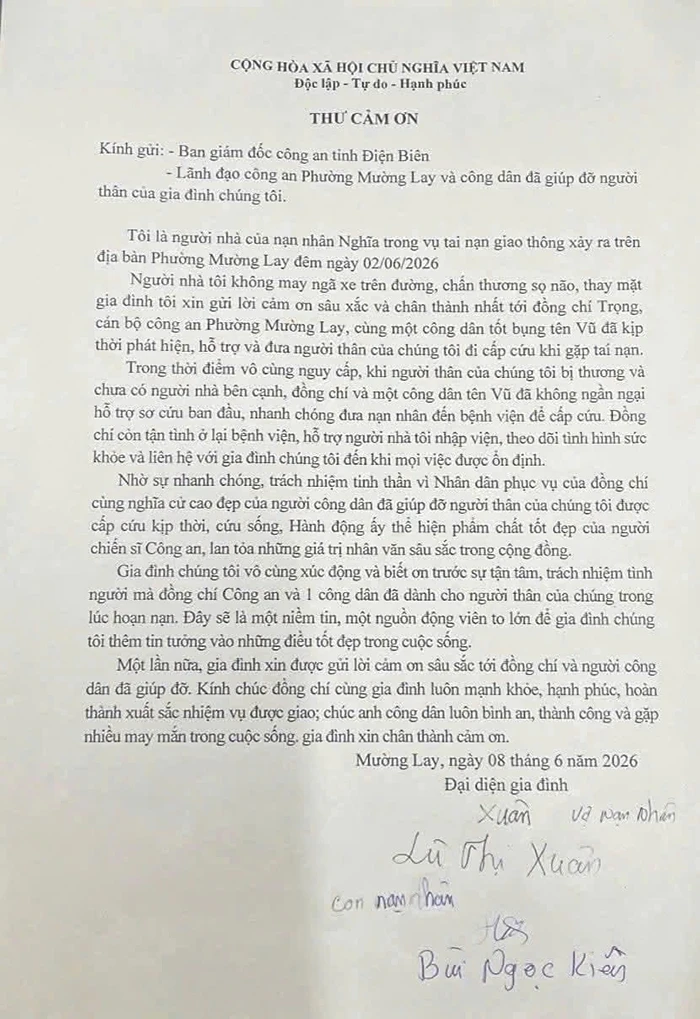 Công an ở Điện Biên kịp thời cứu người bị tai nạn trong đêm Công an ở Điện Biên kịp thời cứu người bị tai nạn trong đêm