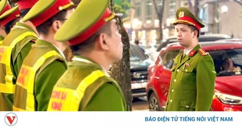 Công an phường Cửa Nam tổng lực ra quân sẵn sàng cho ngày bầu cử