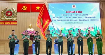 Công an TPHCM thi đua “Ba Nhất”, ra quân Chiến dịch Hành quân xanh 2026