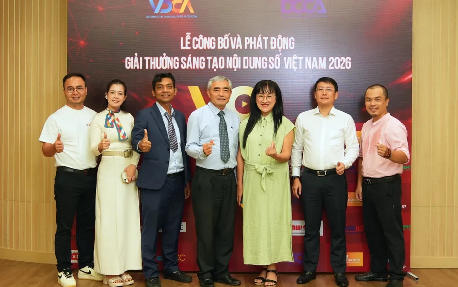 Công bố Giải thưởng Sáng tạo Nội dung số Việt Nam 2026 Công bố Giải thưởng Sáng tạo Nội dung số Việt Nam 2026