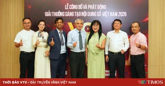 Công bố Giải thưởng Sáng tạo Nội dung số Việt Nam 2026