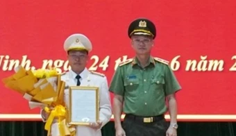 Công bố quyết định của Bộ trưởng Bộ Công an về công tác cán bộ