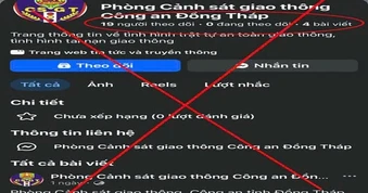 CSGT Công an tỉnh Đồng Tháp có cảnh báo khẩn cấp