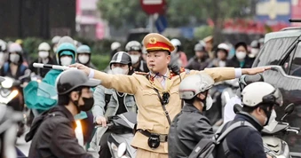 CSGT Hà Nội chủ động phương án bảo đảm trật tự, an toàn giao thông phục vụ ngày bầu cử