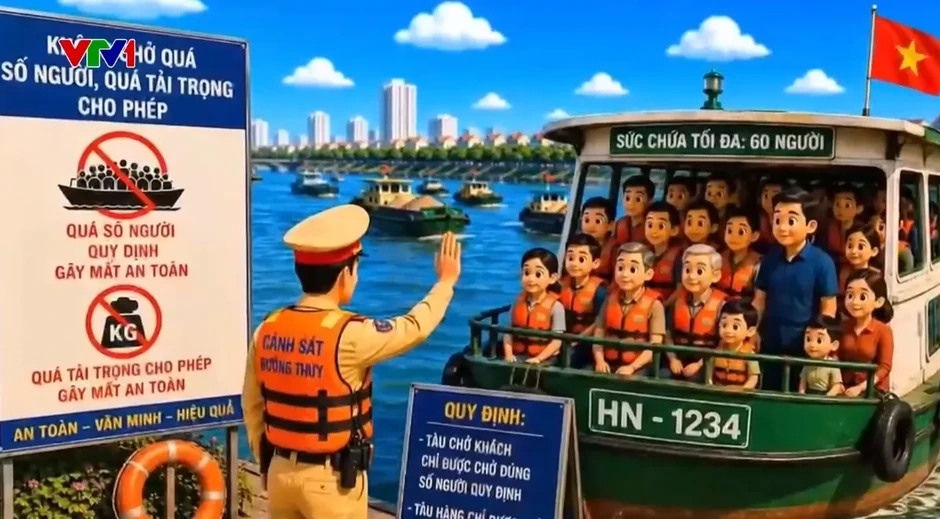 CSGT Hà Nội ứng dụng trí tuệ nhân tạo tuyên truyền an toàn giao thông đường thủy CSGT Hà Nội ứng dụng trí tuệ nhân tạo tuyên truyền an toàn giao thông đường thủy