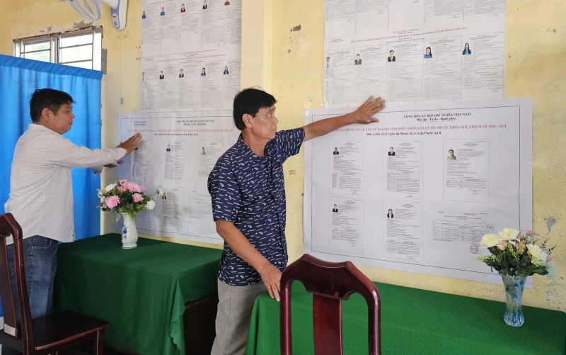 Cử tri Cần Thơ hướng về ngày hội non sông Cử tri Cần Thơ hướng về ngày hội non sông