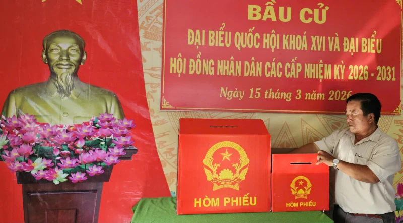 Cử tri Cần Thơ hướng về ngày hội non sông Cử tri Cần Thơ hướng về ngày hội non sông