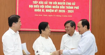 Cử tri phường Tân Sơn Nhất quan tâm việc làm cho thanh niên, chăm sóc người cao tuổi