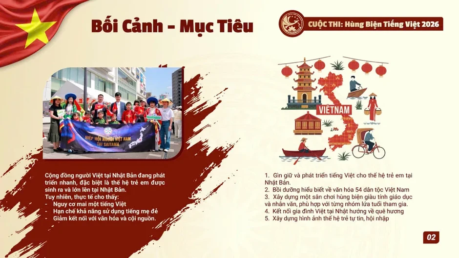 Cuộc thi Hùng biện tiếng Việt 2026: Sợi dây tình yêu kết nối kiều bào toàn cầu Cuộc thi Hùng biện tiếng Việt 2026: Sợi dây tình yêu kết nối kiều bào toàn cầu