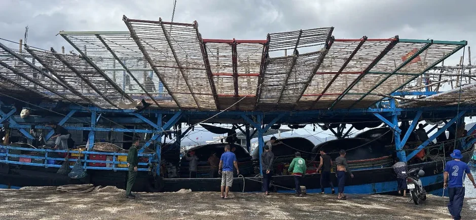 Cứu hộ tàu cá cùng 36 ngư dân Quảng Ngãi về đất liền an toàn Cứu hộ tàu cá cùng 36 ngư dân Quảng Ngãi về đất liền an toàn