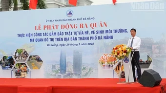 Đà Nẵng đồng loạt ra quân bảo đảm trật tự đô thị