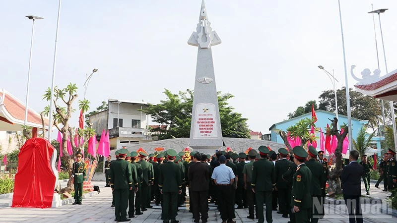 Đà Nẵng: Khánh thành công trình di tích lịch sử địa điểm thành lập Đội du kích Vũ Hùng Đà Nẵng: Khánh thành công trình di tích lịch sử địa điểm thành lập Đội du kích Vũ Hùng