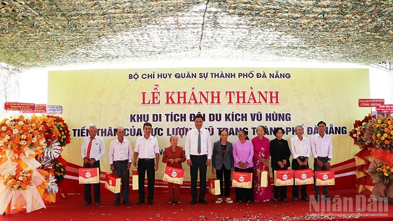 Đà Nẵng: Khánh thành công trình di tích lịch sử địa điểm thành lập Đội du kích Vũ Hùng Đà Nẵng: Khánh thành công trình di tích lịch sử địa điểm thành lập Đội du kích Vũ Hùng
