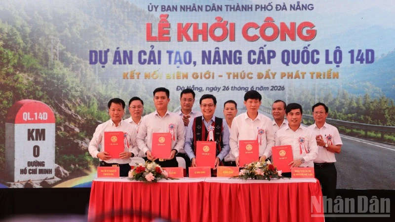 Đà Nẵng khởi công Dự án cải tạo, nâng cấp Quốc lộ 14D với tổng mức đầu tư hơn 4.500 tỷ đồng