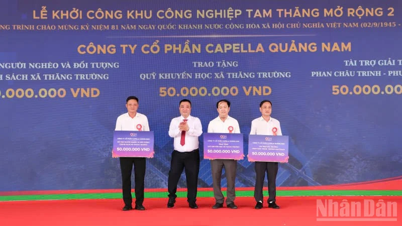 Đà Nẵng: Khởi công Khu công nghiệp Tam Thăng mở rộng 2 Đà Nẵng: Khởi công Khu công nghiệp Tam Thăng mở rộng 2