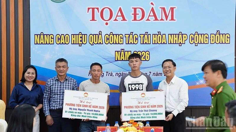 Đà Nẵng: Nâng cao hiệu quả công tác tái hòa nhập cộng đồng tại phường Hương Trà Đà Nẵng: Nâng cao hiệu quả công tác tái hòa nhập cộng đồng tại phường Hương Trà