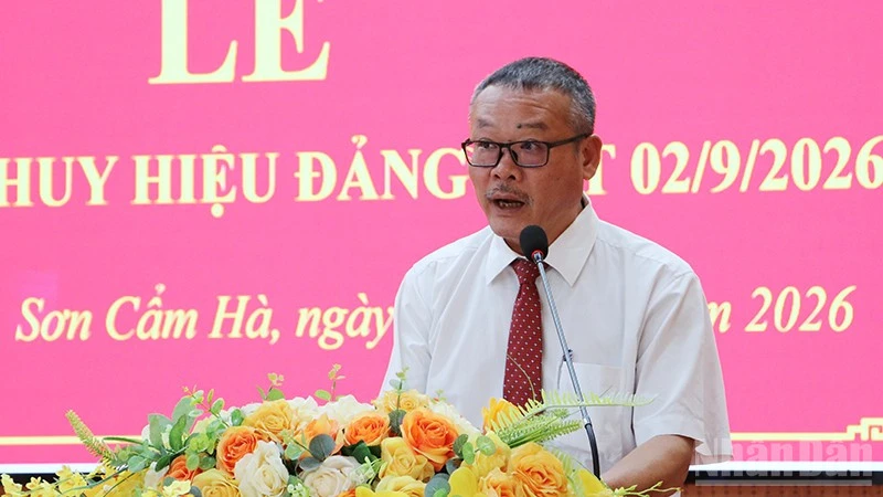 Đà Nẵng: Xã Sơn Cẩm Hà trao tặng Huy hiệu Đảng đợt 2/9/2026 Đà Nẵng: Xã Sơn Cẩm Hà trao tặng Huy hiệu Đảng đợt 2/9/2026