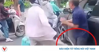 Đã xác định được người phụ nữ liên tục đánh, chửi rủa nam tài xế lớn tuổi ở Hà Nội