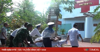 Đặc khu Trường Sa cấp cứu ngư dân bị đứt lìa cẳng chân