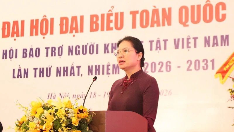 Đại hội đại biểu toàn quốc Hội Bảo trợ Người khuyết tật Việt Nam lần thứ I Đại hội đại biểu toàn quốc Hội Bảo trợ Người khuyết tật Việt Nam lần thứ I