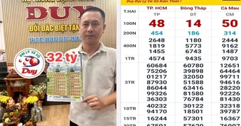Đại lý tìm người trúng giải độc đắc 32 vé xổ số miền Nam