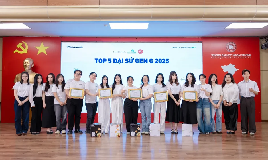 Đại sứ Gen G 2025 - Sân chơi chắp cánh cho các sáng kiến xanh của thế hệ trẻ Đại sứ Gen G 2025 - Sân chơi chắp cánh cho các sáng kiến xanh của thế hệ trẻ