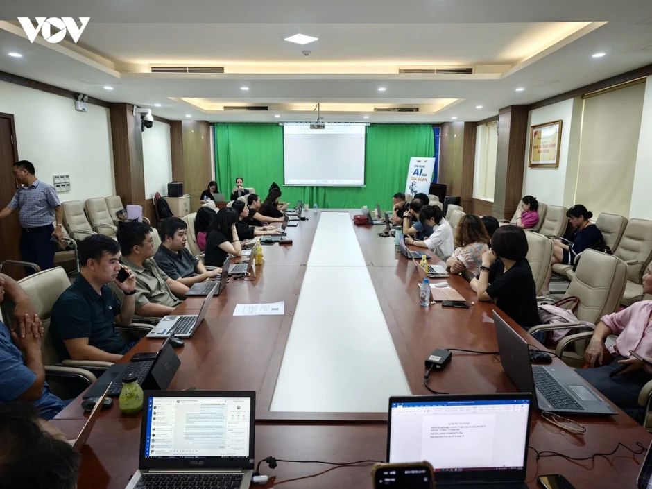 Đài Tiếng nói Việt Nam tổ chức khóa tập huấn “Ứng dụng AI trong tòa soạn” Đài Tiếng nói Việt Nam tổ chức khóa tập huấn “Ứng dụng AI trong tòa soạn”