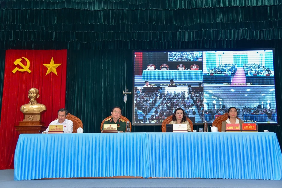 Đại tướng Nguyễn Trọng Nghĩa tiếp xúc cử tri tỉnh Tây Ninh