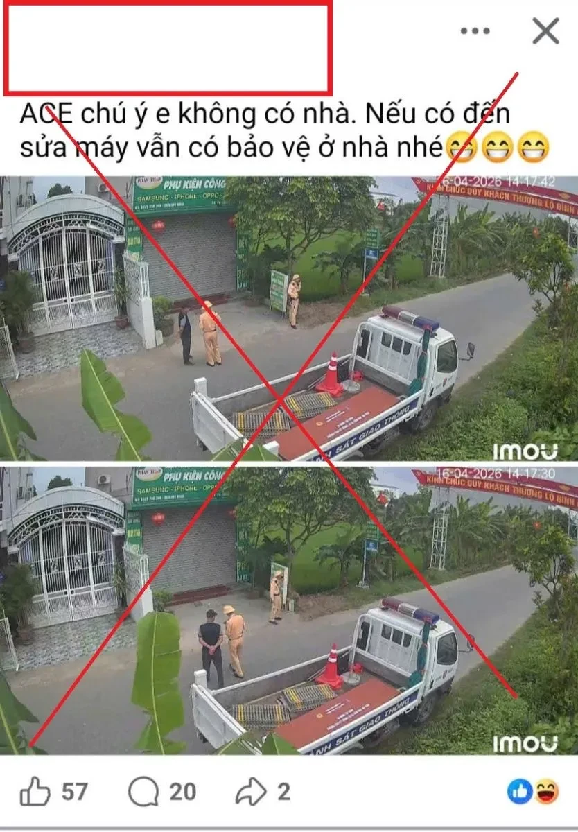 Đăng ảnh công an lên mạng, một người dân ở Hưng Yên bị mời làm việc Đăng ảnh công an lên mạng, một người dân ở Hưng Yên bị mời làm việc
