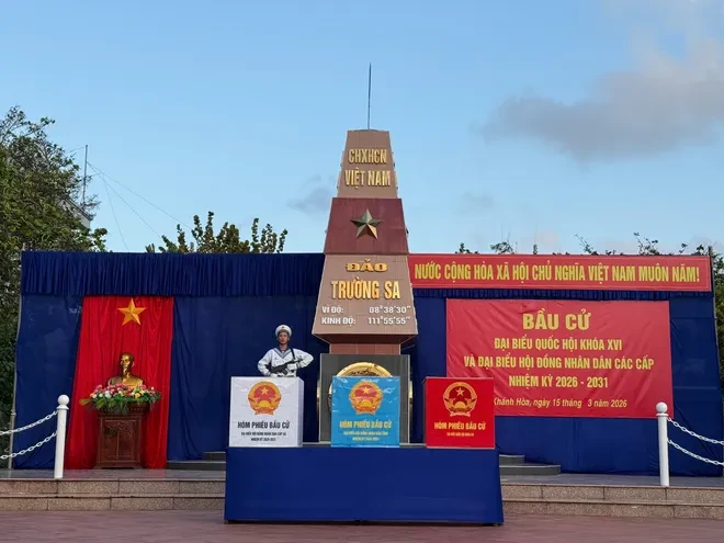 Đảo Trường Sa hoàn tất công tác chuẩn bị bầu cử, sẵn sàng cho ngày hội lớn
