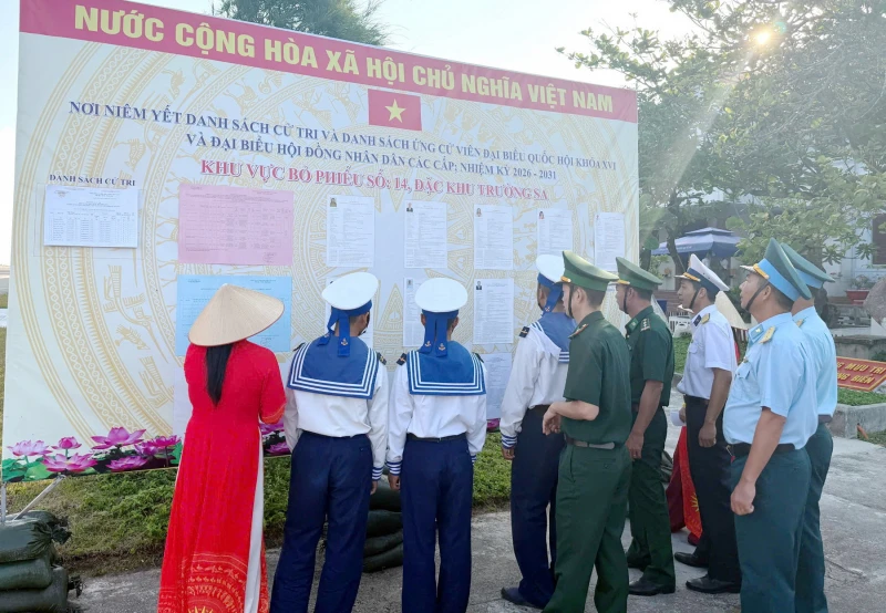 Đảo Trường Sa sẵn sàng cùng cả nước trong “Ngày hội non sông”