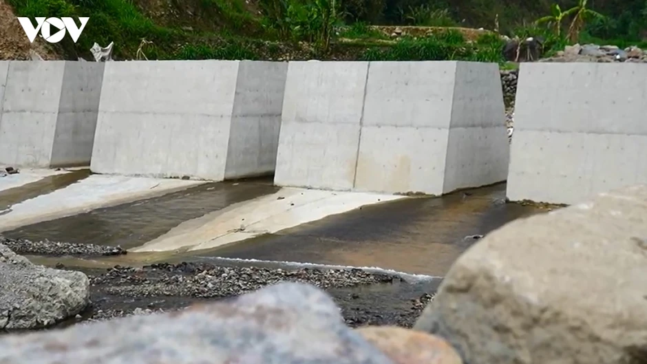 Đập Sabo Nặm Păm - thêm "lá chắn" trước lũ quét ở vùng cao Sơn La Đập Sabo Nặm Păm - thêm "lá chắn" trước lũ quét ở vùng cao Sơn La