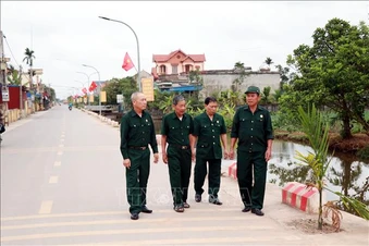 Dấu chân người lính trên hành trình dựng xây nông thôn mới