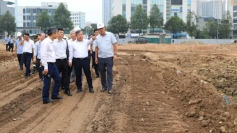 Đẩy nhanh tiến độ hai dự án khẩn cấp chống ngập, bổ cập nước sông Tô Lịch